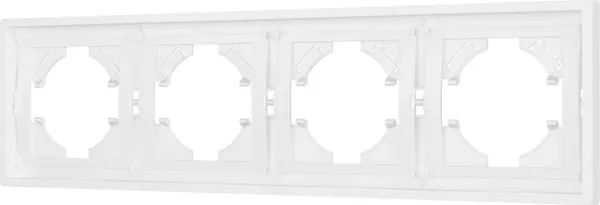 Изображение товара Рамка для выключателей и розеток Arlight FRM-TENDO-PL-4-WH / 053847