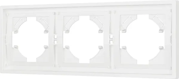 Изображение товара Рамка для выключателей и розеток Arlight FRM-TENDO-SFPL-3-WH / 054653