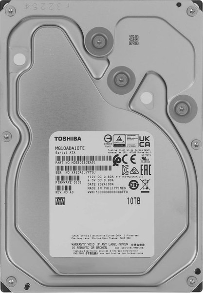 Изображение товара Жесткий диск Toshiba Enterprise Capacity 10ТБ (MG10ADA10TE)