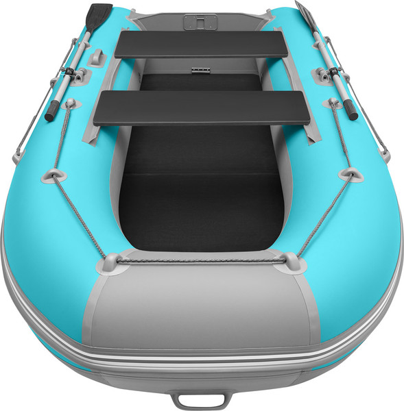 Изображение товара Надувная лодка Roger Boat Hunter 3000 (без киля, бирюзовый/серый комби)