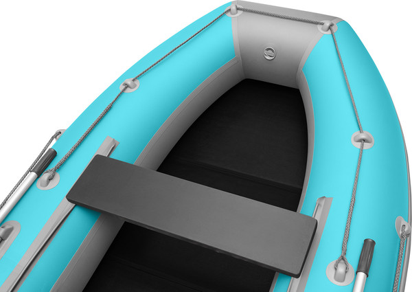 Изображение товара Надувная лодка Roger Boat Hunter 3000 (без киля, бирюзовый/серый комби)