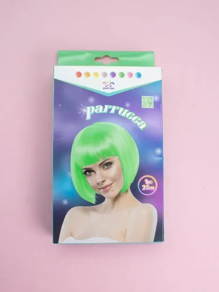 Изображение товара Парик карнавальный ILikeGift Роскошный шик / GB0078 (зеленый)