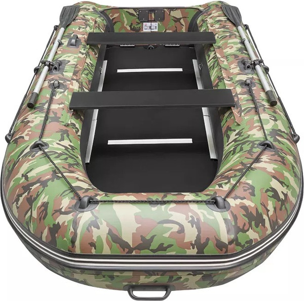 Изображение товара Надувная лодка Roger Boat Hunter 3000 (без киля, зеленый камуфляж/черный комби)