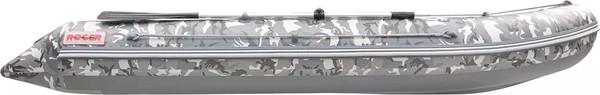 Изображение товара Надувная лодка Roger Boat Hunter 3200 (без киля, серый камуфляж/графит комби)