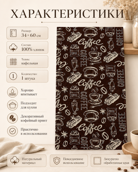Изображение товара Полотенце Тридиал 34x60 П1206 х/б