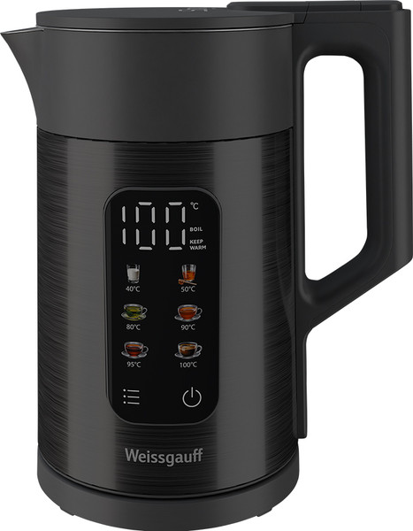 Изображение товара Электрочайник Weissgauff WK 1560 Db Touch BodyCool