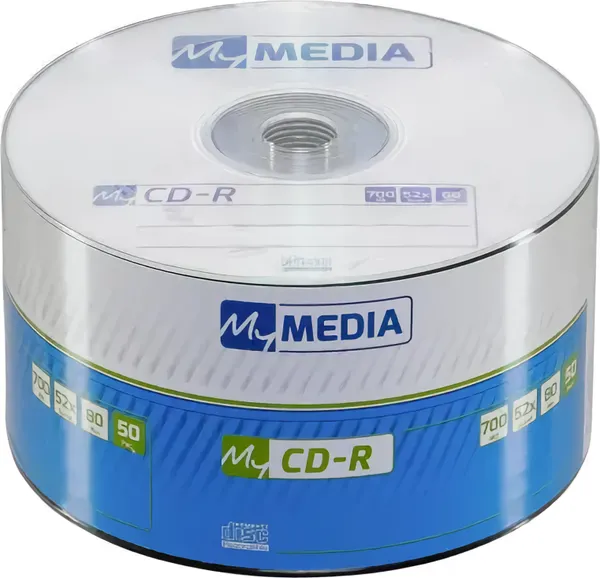 Изображение товара Набор дисков CD-R MyMedia 700МБ 52x / 69201 (50шт, Pack Wrap)