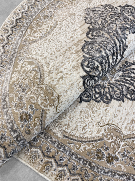 Изображение товара Коврик Kartal Afina TP42N-SHRNIK-CREAM-OVAL (1.2x1.7)
