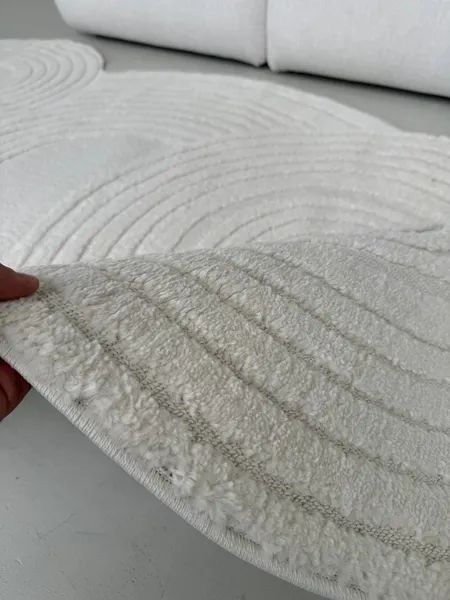 Изображение товара Коврик LAXMI New Quincey 2292 фигурная (1.2x1.8, Cream/Cream)