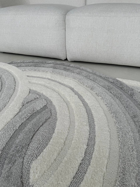 Изображение товара Коврик LAXMI New Quincey 2201 фигурная (1.2x1.8, Cream/Grey)