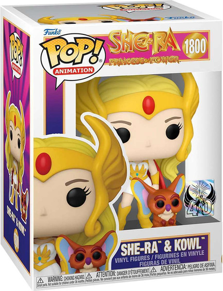 Фигурка коллекционная Funko POP! She-Ra Princess Of Power 40Th. She-Ra & Kowl / Fun83499 — фото 6