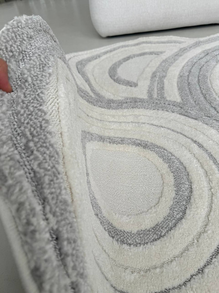 Изображение товара Ковер LAXMI New Quincey 2292 фигурная (1.6x2.3, Cream/Grey)