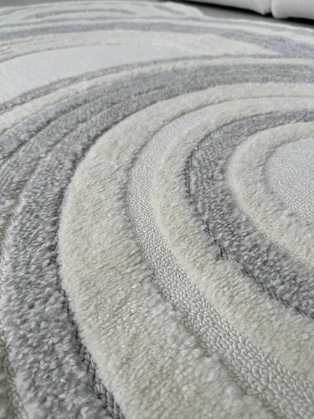 Изображение товара Ковер LAXMI New Quincey 2292 фигурная (1.6x2.3, Cream/Grey)