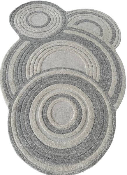 Изображение товара Ковер LAXMI New Quincey 2292 фигурная (1.6x2.3, Cream/Grey)