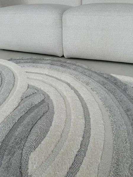 Изображение товара Ковер LAXMI New Quincey 2201 фигурная (1.6x2.3, Cream/Grey)