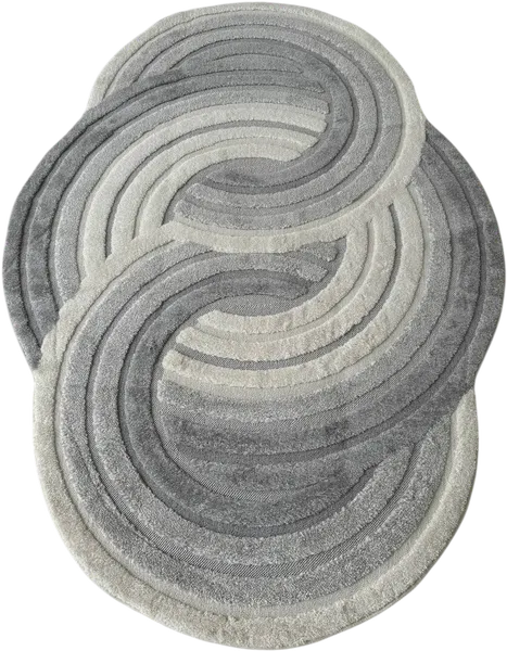 Изображение товара Ковер LAXMI New Quincey 2201 фигурная (1.6x2.3, Cream/Grey)