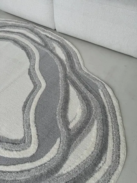 Изображение товара Ковер LAXMI New Quincey 2199 фигурная (1.6x2.3, Cream/Cream)