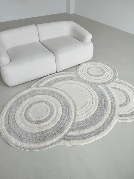 Изображение товара Ковер LAXMI New Quincey 2292 фигурная (2x3, Cream/Grey)