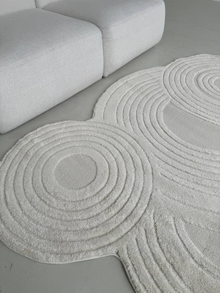 Изображение товара Ковер LAXMI New Quincey 2292 фигурная (2x3, Cream/Cream)