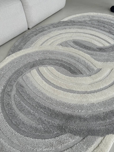 Изображение товара Ковер LAXMI New Quincey 2201 фигурная (2x3, Cream/Grey)