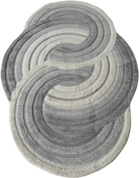 Изображение товара Ковер LAXMI New Quincey 2201 фигурная (2x3, Cream/Grey)