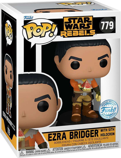 Фигурка коллекционная Funko POP! Star Wars Rebels. Ezra Bridger w/Sith Holocron / Fun85341 — фото 6