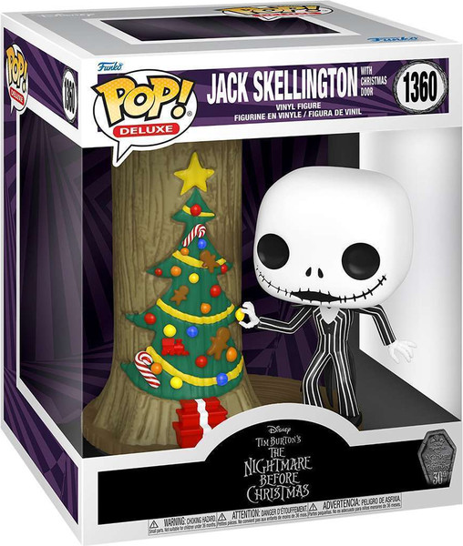 Фигурка коллекционная Funko POP! TNBC 30th. Jack Skellington w/Christmas Door / Fun72310 — фото 6