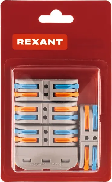 Изображение товара Набор клемм Rexant СМК 222-422 / 07-6263-2-05 (5шт)