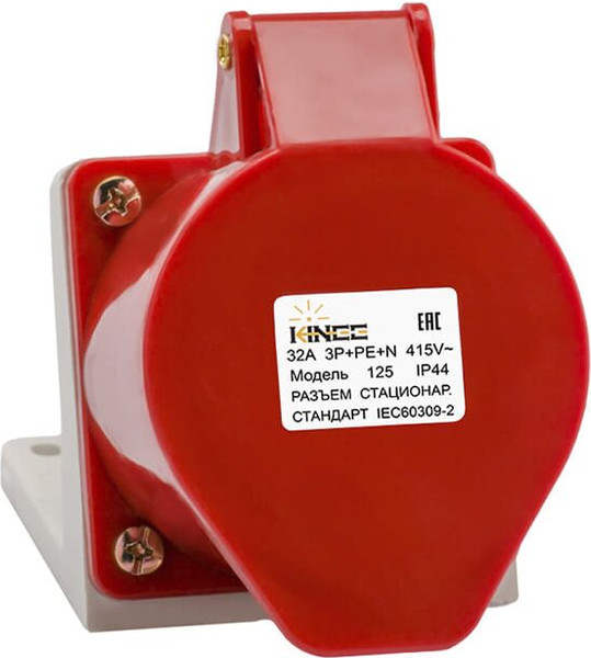Розетка силовая Kinee 3P+PE+N 32А IP44 / K1000184 — фото 3