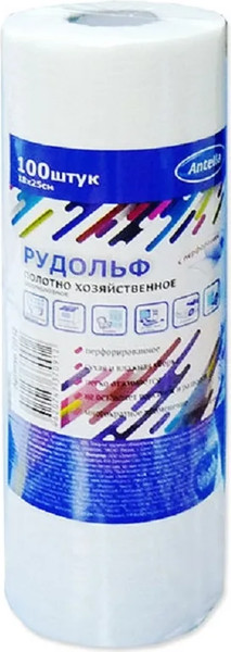 Набор салфеток хозяйственных Антелла Рудольф целлюлозные 18x25см / 27567 (100шт) — фото 3