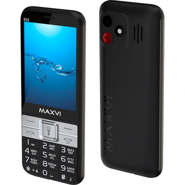 Изображение товара Мобильный телефон Maxvi B33 (черный)
