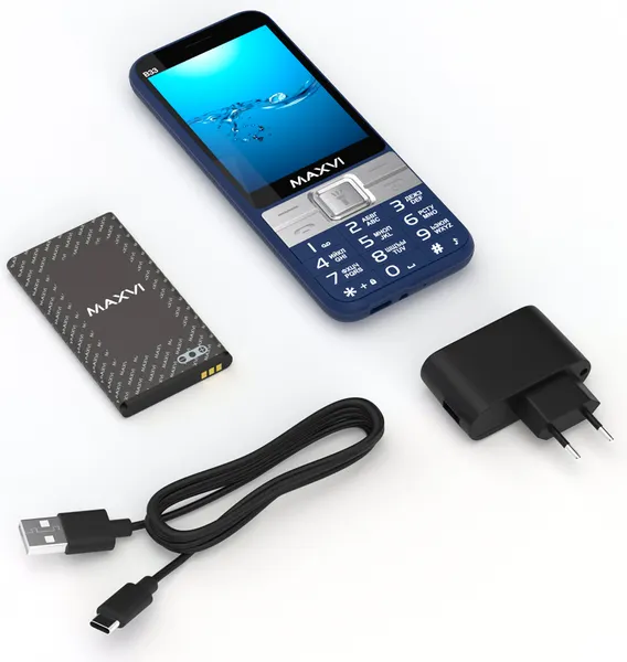 Изображение товара Мобильный телефон Maxvi B33 (синий)