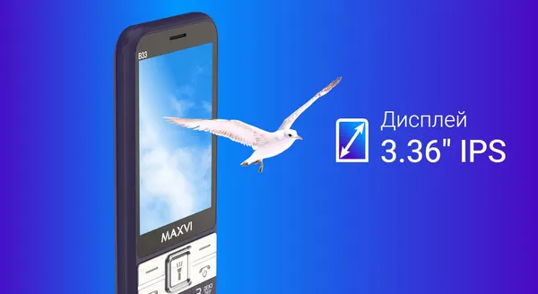 Изображение товара Мобильный телефон Maxvi B33 (фиолетовый)
