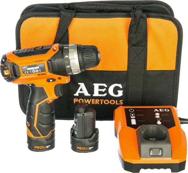 Изображение товара Аккумуляторная дрель-шуруповерт AEG Powertools 4935448465