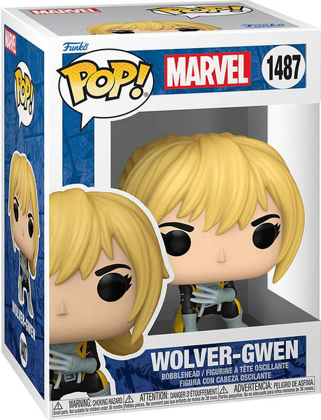 Фигурка коллекционная Funko POP! Marvel Bobble. Spider-Gwen Gwenverse Wolver-Gwen / Fun83725 — фото 6