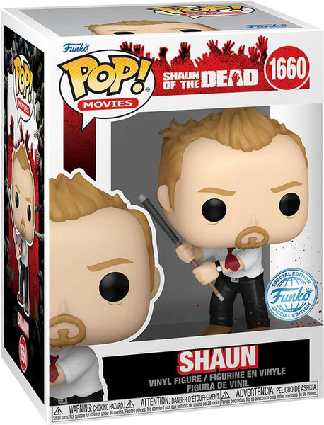 Фигурка коллекционная Funko POP! Shaun Of The Dead. Shaun BD w/Chase SS / Fun84931 — фото 6