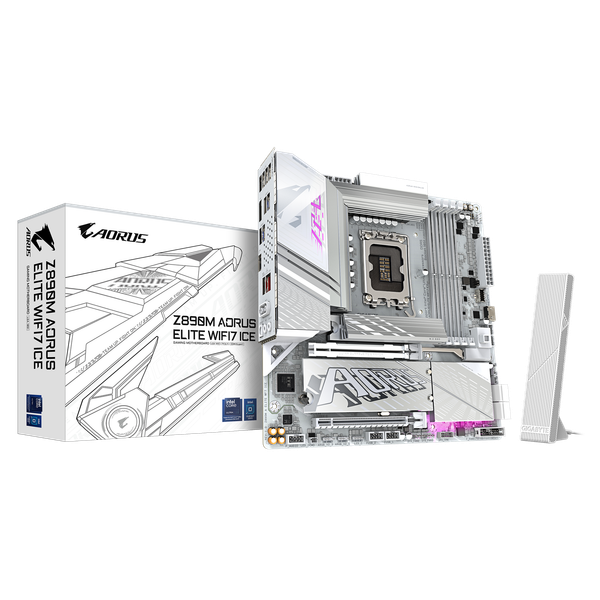 Изображение товара Материнская плата Gigabyte Z890M Aorus Elite WIFI7 Ice rev. 1.1