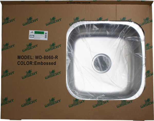 Изображение товара Мойка кухонная Wisent WD-8060-R (без сифона)