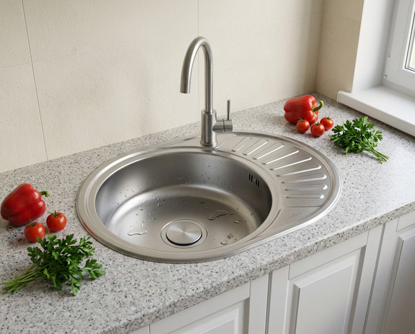 Изображение товара Мойка кухонная Wisent WD-5745-L (без сифона)