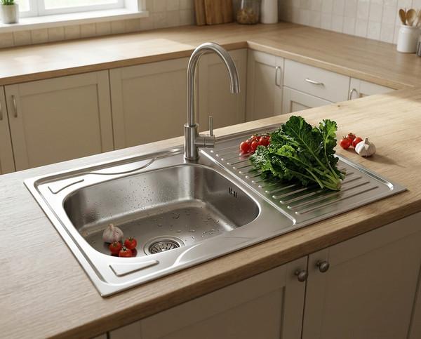 Изображение товара Мойка кухонная Wisent WD-8060-L (без сифона)