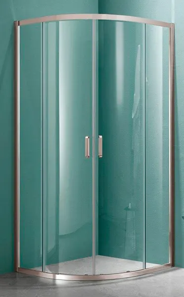 Изображение товара Душевой уголок Adema Glass Line 90 (никель браш/прозрачное стекло)