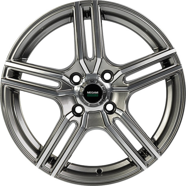 Литой диск Megami MGM-1 16x6.5" 5x108мм DIA 65.1мм ET 40мм GMF — фото 6