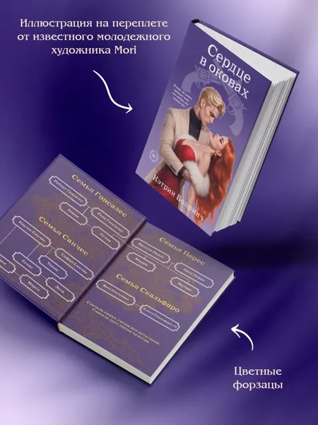 Изображение товара Художественная книга Like Book Сердце в оковах, твердая обложка (Болфинч Кэтрин)