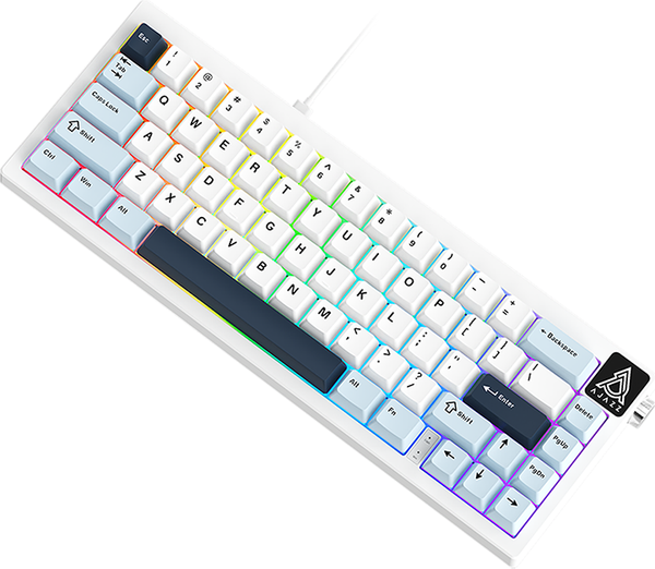 Изображение товара Клавиатура Ajazz AK650 Sea Salt Switch (синий/белый)