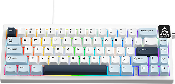 Изображение товара Клавиатура Ajazz AK650 Sea Salt Switch (синий/белый)
