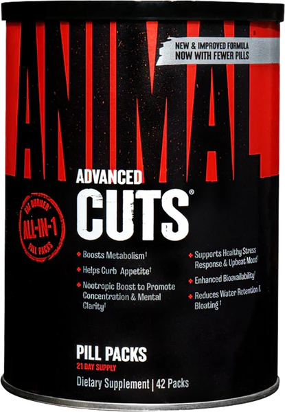 Жиросжигатель Universal Nutrition Animal Cuts (42 пакетика) — фото 5