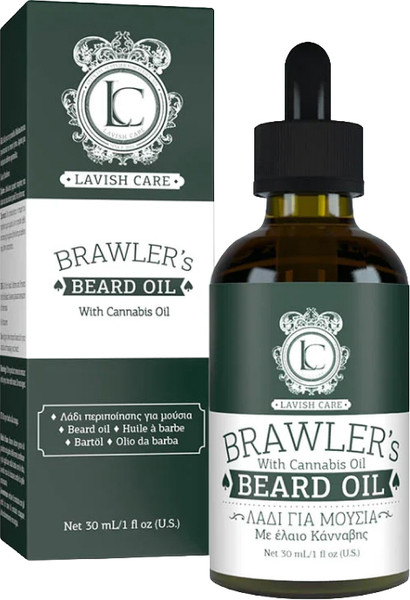 Масло для бороды Lavish Care Brawler's oil Cannabis (30мл) — фото 3