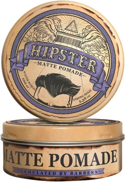 Помада для укладки волос Hipster Matte Pomade с сильной фиксацией (100мл) — фото 6