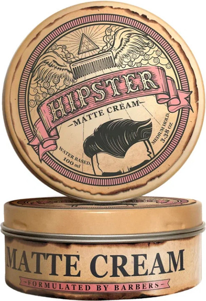 Помада для укладки волос Hipster Matte Cream со средней фиксацией (100мл) — фото 6