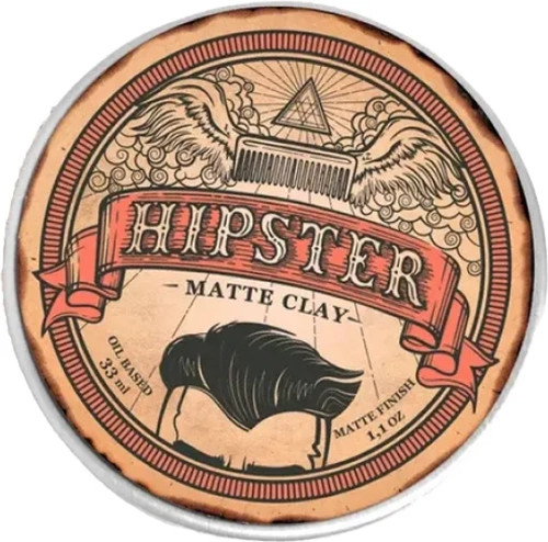 Глина для укладки волос Hipster Matte Clay с сильной фиксацией (33мл) — фото 5